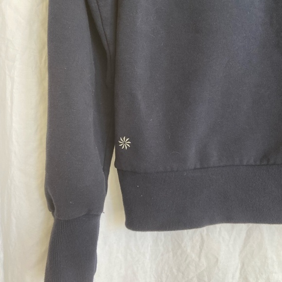 Athleta Girl Fleece Hoodie Zip Jacket Size L / 12 - Picture 10 of 11